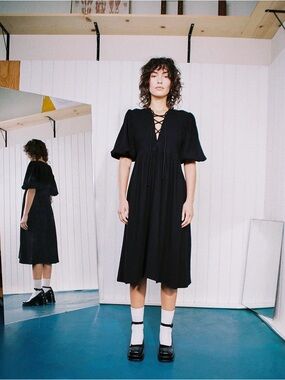 Fashion Brand Company Wench Dress, Black, Large